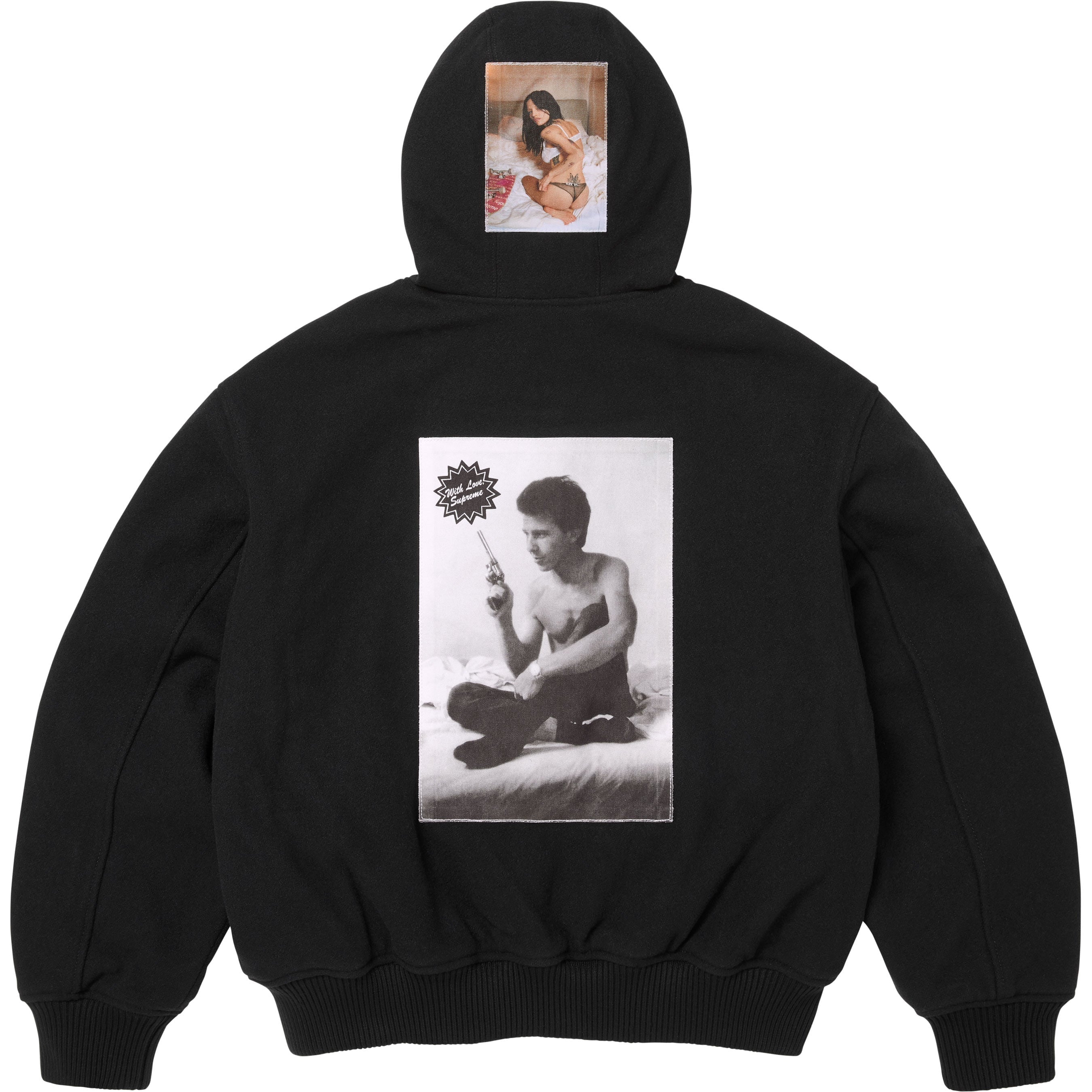 Supreme/Larry Clark Hooded Varsity Jacket view 6